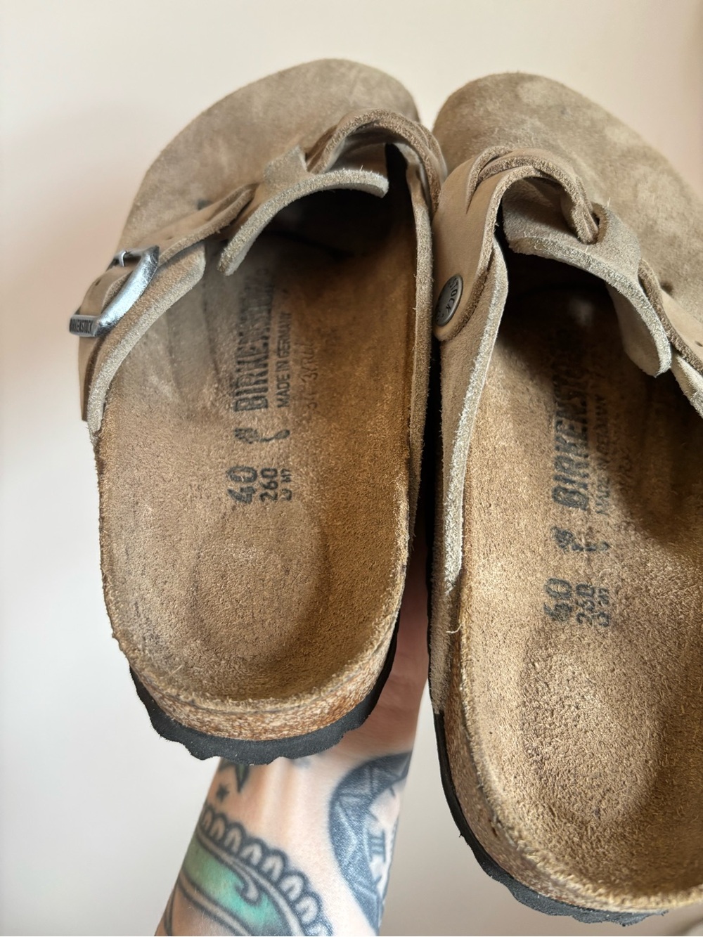 Birkenstock Boston Braided Clog In Taupe - Picture 7 of 7